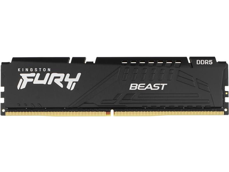 Модуль памяти Kingston 32GB DDR5 5600 FURY Beast Black EXPO Non-ECC Unbuffered DIMM 2RX8 36-38-38 1.25V 288-pin 16Gbit