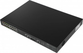 Коммутатор Dahua DH-LR2218-16ET-240 (L2) 16x100Мбит/с 2x1Гбит/с 2xКомбо(1000BASE-T/SFP) 2SFP 14PoE+ 2PoE++ 240W управляемый