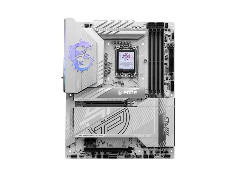 Материнская плата MSI MPG Z890 EDGE TI WIFI Soc-1851 Intel Z890 4xDDR5 ATX AC`97 8ch(7.1) 5Gigabit RAID+HDMI
