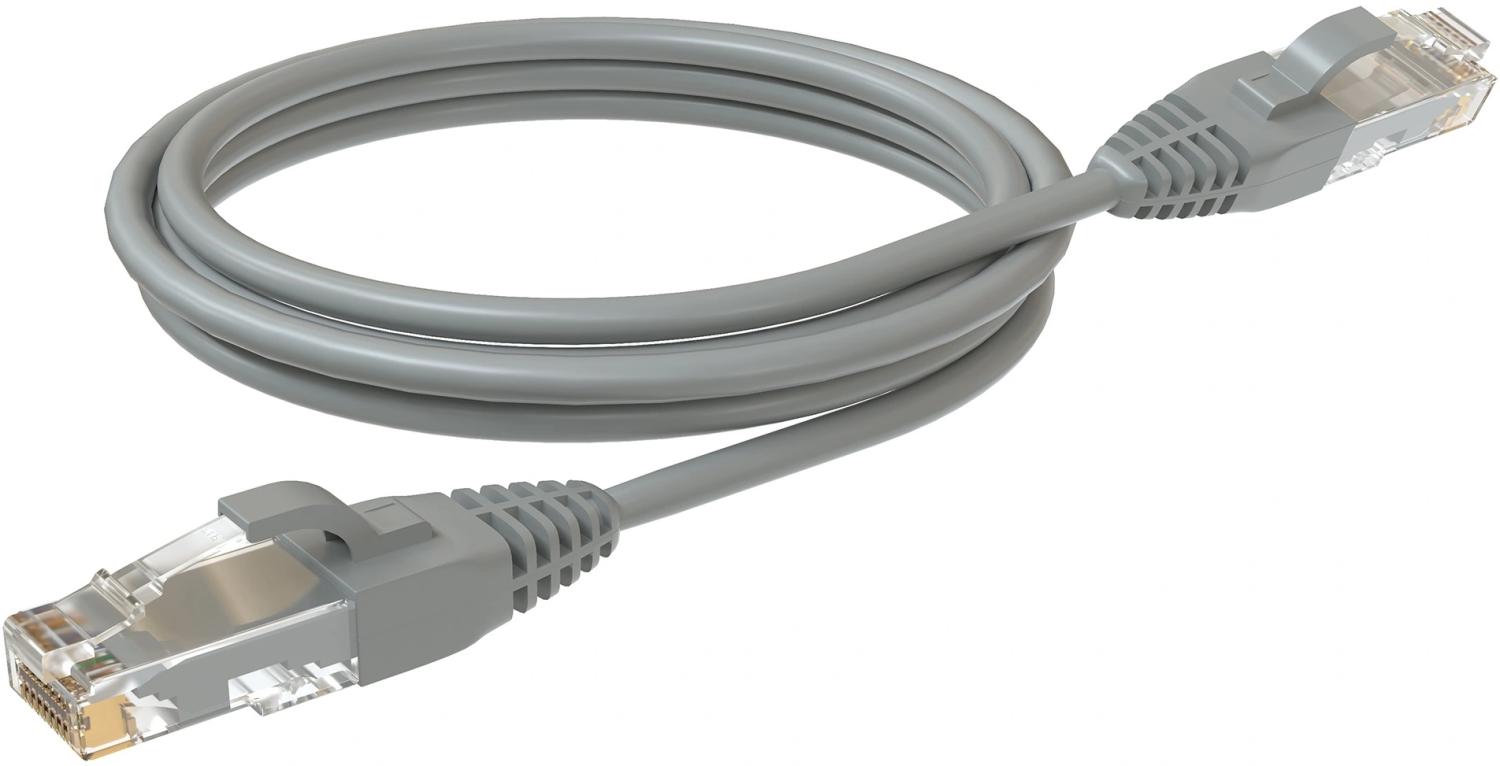 Патч-корд Sysmatrix PC 4545.5EU26.3LSZHGY U/UTP RJ-45 вил.-вилка RJ-45 кат.5E 3м серый LSZH