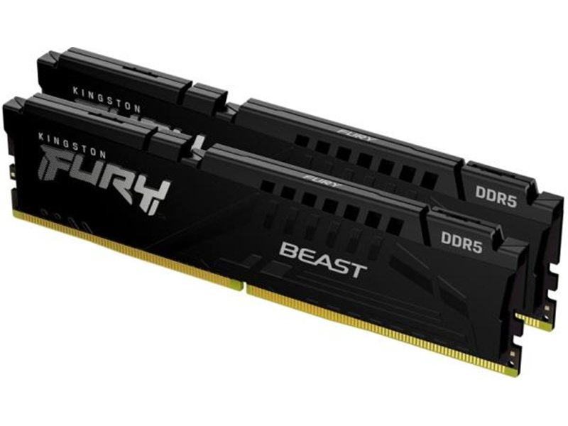 Память DDR5 2x8GB 5600MHz Kingston KF556C36BBEK2-16 Fury Beast Black RTL Gaming PC5-44800 CL36 DIMM UDIMM 288-pin 1.25В single rank с радиатором Ret