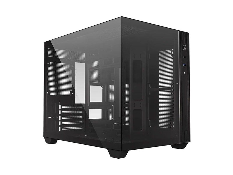 Case ID-Cooling VIEW 500 Black mATX/ win TG/ no fan/ CPU 162mm/ GPU 407mm/ no PSU