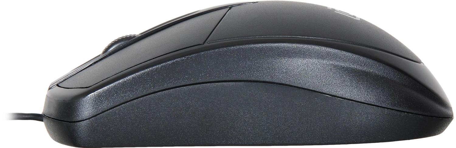 Мышь Оклик 125M черный оптическая 1200dpi USB 3but (1175317)