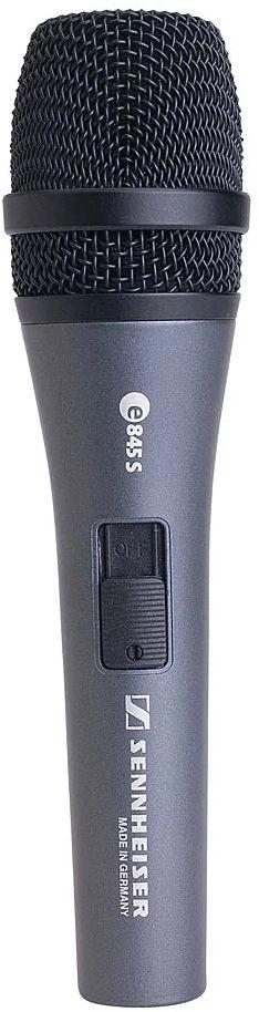 Микрофон проводной Sennheiser E 845-S серый/черный