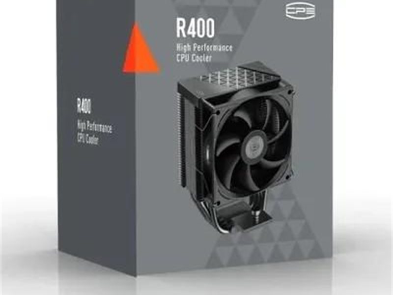 PCCooler R400 BK S115X/1200/1700/AM4/AM5 (TDP 180W, 90mm , 4 тепловые трубки 6мм, 650-2200RPM, 28,3dBa)