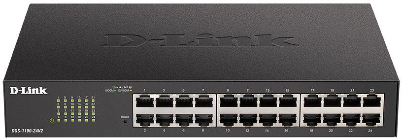 Коммутатор D-Link DGS-1100-24V2/A DGS-1100-24V2/A2A (L2) 24x1Гбит/с настраиваемый