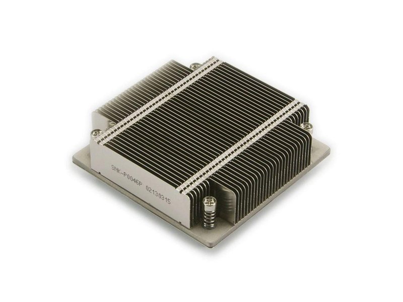 Пассивный кулер SuperMicro SNK-P0046 P - 1U PASSIVE CPU HS for Intel Xeon 3400 Series LGA1156/LGA1155 UP MB X8 (052127) (SNK-P0046 P)