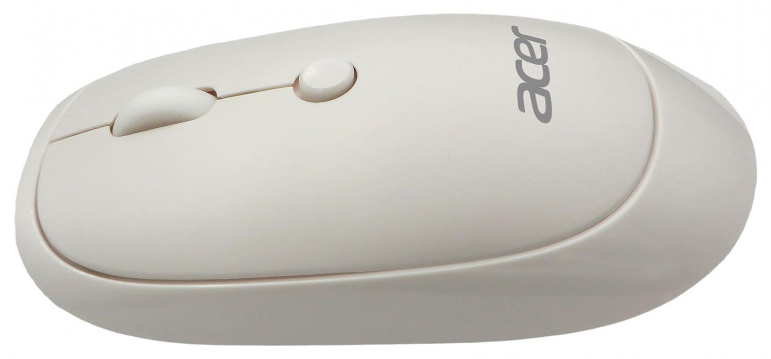 Мышь Acer OMR138 белый оптическая 1600dpi беспров. USB 3but (ZL.MCEEE.01L)