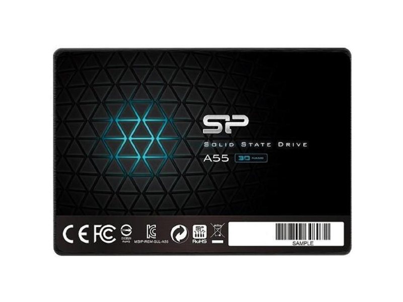 Silicon Power SSD 128Gb A55 SP128GBSS3A55S25 {SATA3.0, 7mm}