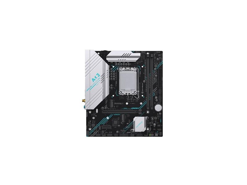 MAXSUN MS-B760M GAMING WIFI ACE D4 (Socket 1700, mATX, 2*DDR4(64b), VGA/HDMI, 3*SATA3, 2*M.2, 1xPCI-E x16 /1xPCI-E x4, 2*USB 2.0, 4*USB 3.2 GEN2, LAN 1*1G, Bluetooth, Wi-Fi 802.11ax, RTL)
