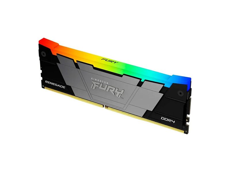 Модуль памяти Kingston 64GB DDR4 3600 FURY Renegade RGB Black XMP Non-ECC Unbuffered DIMM (Kit 2*32gb) 2RX8 18-22-22 1.35V 288-pin 16Gbit