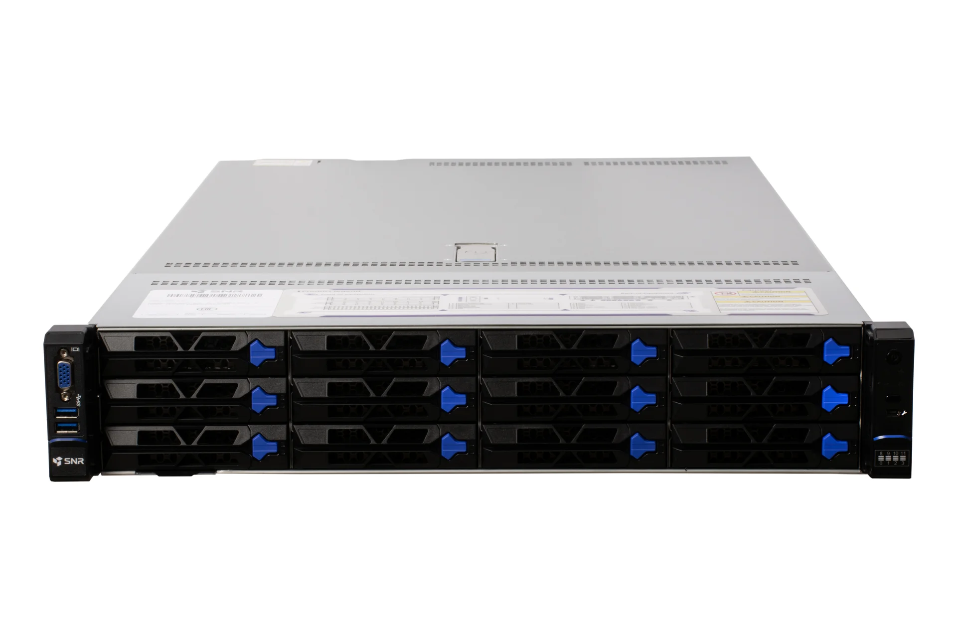 Серверная платформа SNR-SR2412LS, 2U, Scalable Gen4,5, DDR5, 12xHDD, резервируемый БП