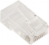 Коннектор Lanmaster (LAN-EZ45-8P8C/U5E-100) UTP кат.5E RJ45 прозрачный (упак.:100шт)