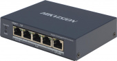 Коммутатор Hikvision DS-3E0505HP-E 5x1Гбит/с 3PoE+ 1PoE++ 60W неуправляемый