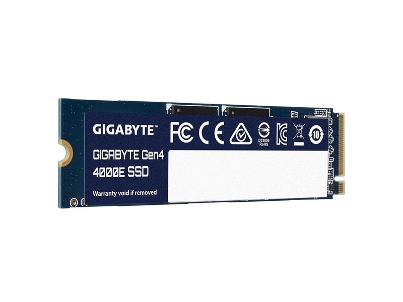 Твердотельный накопитель SSD Gigabyte M.2 2280 1TB Gen4 4000E SSD PCI Express 4.0x4, NVMe 1.4, 4000/3900, MTBF 1.5M, 3D NAND, 320TBW, RTL