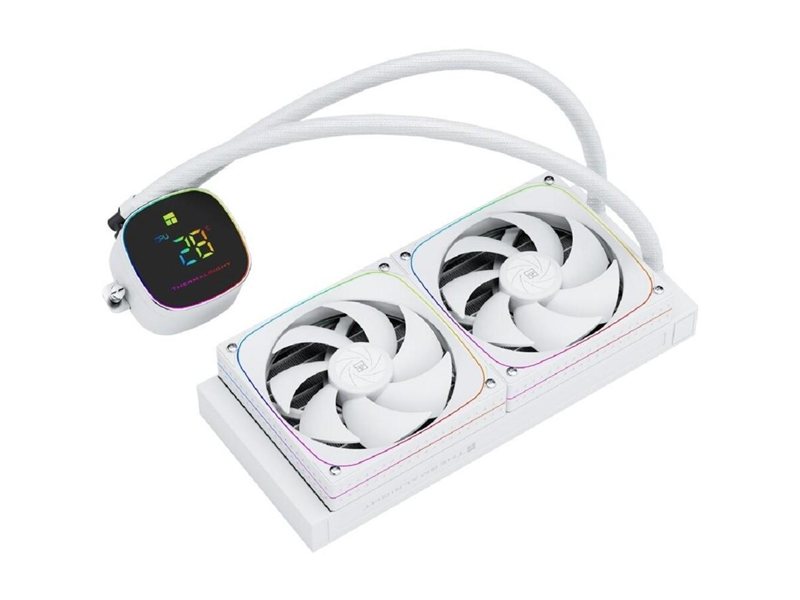 Thermalright Система водяного охлаждения Frozen Horizon 240 Digital Argb White / 2x120mm ARGB PWM Fans / TRFH240DAW