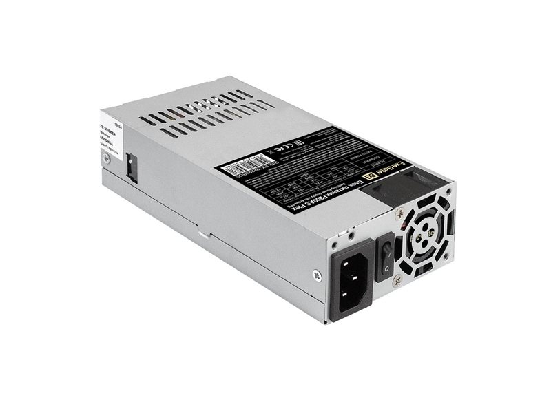 Exegate EX292229RUS Блок питания 200W ExeGate F200AS (Flex ATX, for ITX case, APFC, КПД 80% (80 PLUS), 4cm fan, 24pin, 4pin, 3xSATA, 2xIDE)
