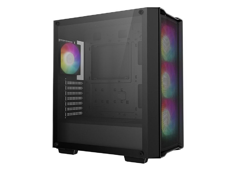 Deepcool CC560 Mesh V2 черный без БП ATX 4x120mm 5x140mm 2xUSB3.0 audio bott PSU