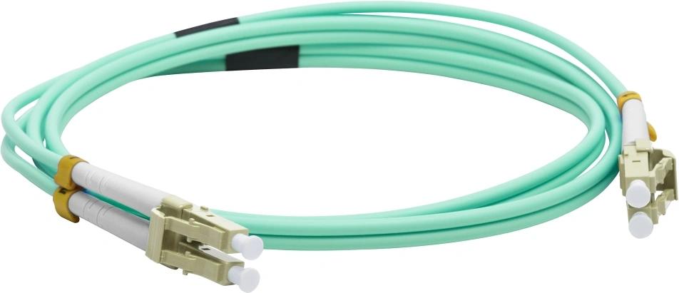 Патч-корд Lanmaster LAN-2LC-2LC/OM3-10 2x50/125 OM3 LC дуплекс-LC дуплекс 10м LSZH голубой