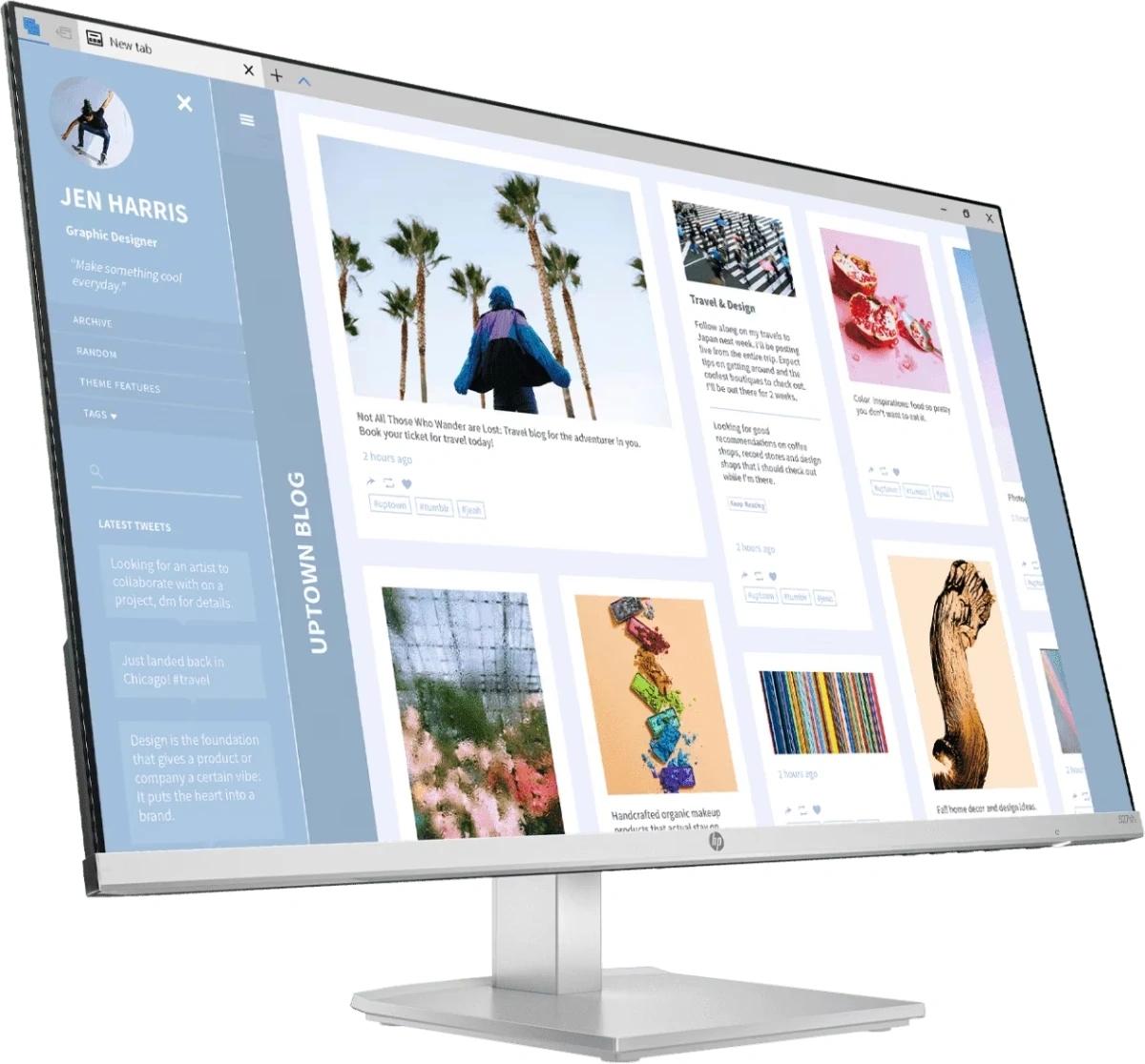 Монитор HP 27" Series 5 527sh серебристый/черный IPS LED 16:9 HDMI матовая HAS 1500:1 300cd 178гр/178гр 1920x1080 100Hz VGA FHD 4.15кг
