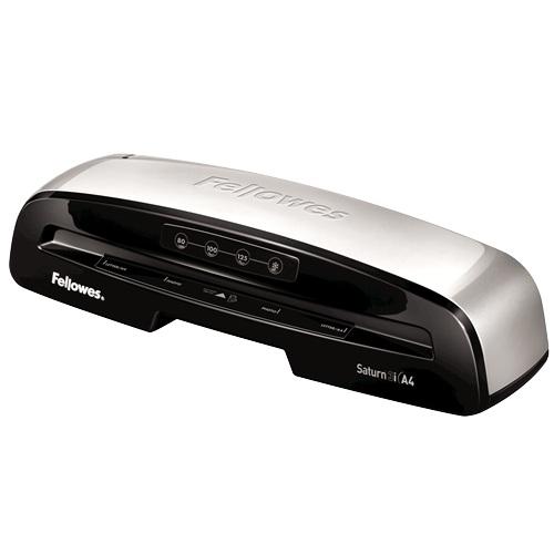 Ламинатор Fellowes Saturn 3i серый/черный (FS-57248) A4 (75-125мкм) 50см/мин (2вал.) хол.лам. лам.фото