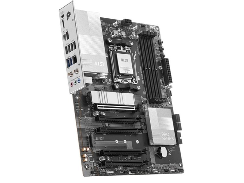 Материнская плата MSI PRO B840-P WIFI SocketAM5 AMD B840 4xDDR5 ATX AC`97 8ch(7.1) 2.5Gg RAID+HDMI