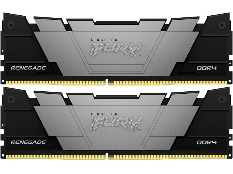 Память DDR4 2x32GB 3200MHz Kingston KF432C16RB2K2/64 Fury Renegade Black RTL Gaming PC4-25600 CL16 DIMM UDIMM 288-pin 1.35В dual rank с радиатором Ret