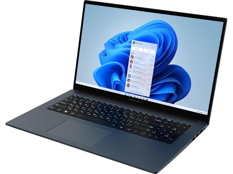 Ноутбук Maibenben M17A-R343UM Ryzen 3 4300U 8Gb SSD512Gb AMD Radeon Graphics 17.3" IPS FHD (1920x1080) Windows 11 Home blue WiFi BT Cam 3896mAh (M17A-R343UM0B14HU4EB0)