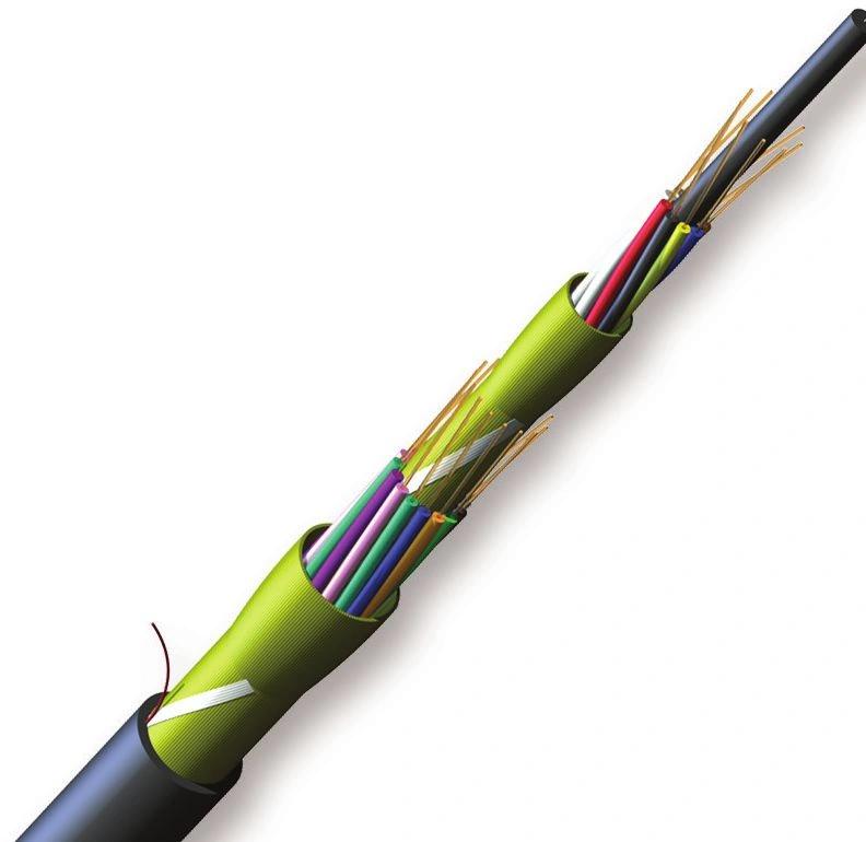 Кабель магистральный Corning 024T8X-32188E2G 24x 50/125 OM3 внутренний LSZH 1м черный (A)