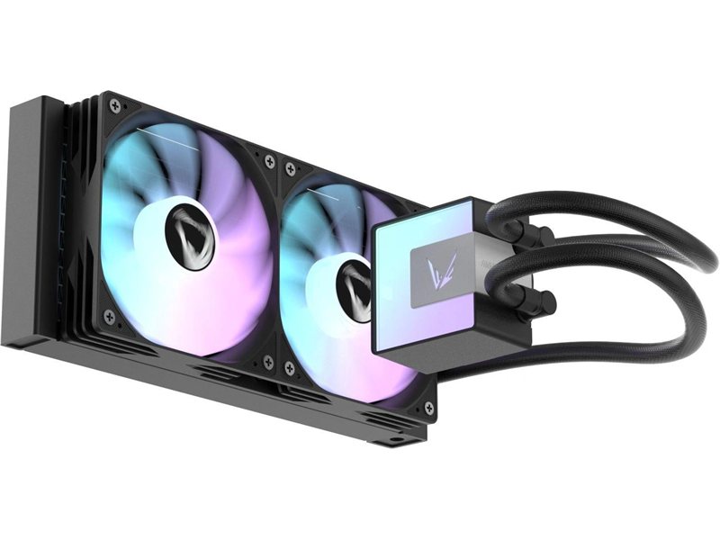 Система водяного охлаждения Formula Ice Jet Glow 240 ARGB Soc-AM5/AM4/1200/2066/1700/1851 черный 4-pin 1-27.2dB Al+Cu 310W Ret (ICE JET GLOW 240 BK)