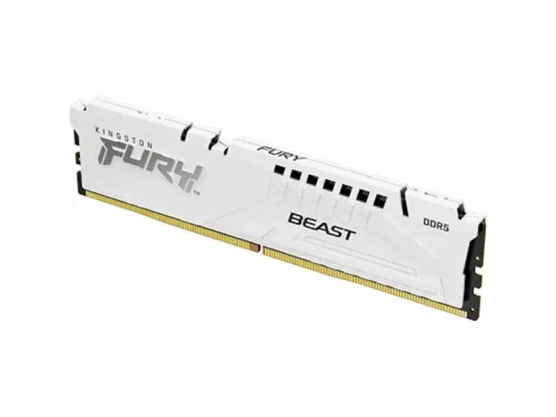 Память DDR5 32GB 6000MHz Kingston KF560C36BWE-32 Fury Beast White Expo RTL Gaming PC5-48000 CL36 DIMM 288-pin 1.35В dual rank с радиатором Ret