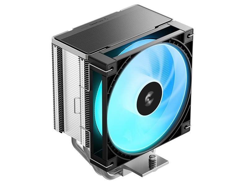 Кулер для процессора DEEPCOOL AG600 ARGB LGA1851/1700/AM5/AM4 (12шт/кор, TDP 270W, PWM, ARGB Fan 120mm, 6 тепл. трубок, черный) RET (R-AG600-BKAMMG2-G)