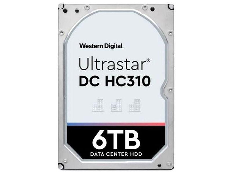 Жесткий диск/ HDD WD SAS Server 6Tb Ultrastar 7200 12Gb/s 256MB 1 year warranty (replacement ST6000NM020B, ST6000NM029A, MG10SDA600E, MG08SDA600E)