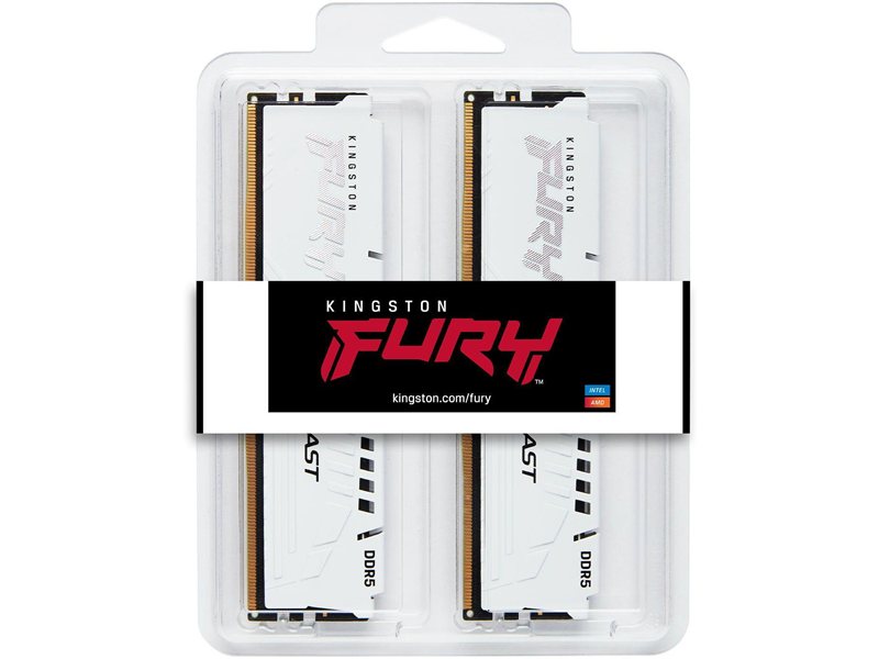 Память DDR5 2x16GB 5200MHz Kingston KF552C40BWK2-32 Fury Beast RTL Gaming PC5-41600 CL40 DIMM UDIMM 288-pin 1.25В single rank с радиатором Ret