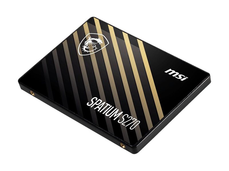 Твердотельный накопитель MSI SSD SPATIUM S270, 240GB, 2.5" 7mm, SATA3, 3D TLC, R/W 500/400, IOPs 50 000/80 000, TBW 110, DWPD 0.25 (5 лет)