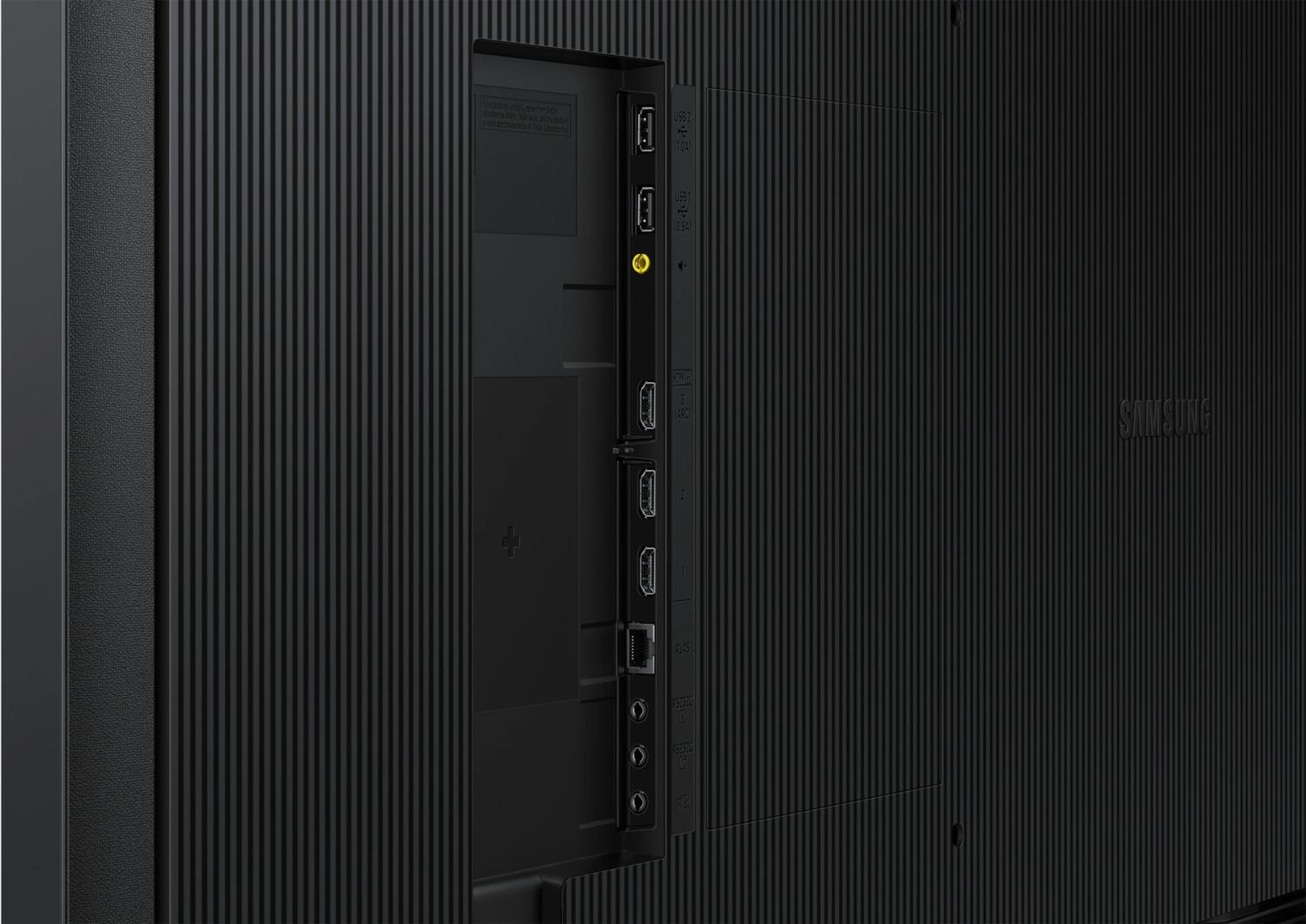 Панель Samsung 75" QB75C черный VA LED 8ms 16:9 HDMI матовая 350cd 178гр/178гр 3840x1920 4K USB 38.3кг