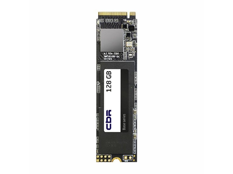 CBR SSD-128Gb-M.2-SATA-BS26b, Внутренний SSD- накопитель, серия "Base", 128Gb, M.2 SATA, 3D TLC NAND, R/W speed up to 510/450 MB/s, TBW 64