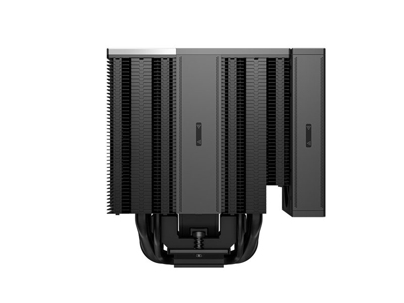 Кулер для процессора/ CPU Cooler PCCooler RZ820 BK (289W, 4-pin PWM, 165mm, Al/Cu, 4x8mm+4x6mm, 1x140mm+1x150mm, 71.9CFM/86.7CFM, 27.1dBA/32dBA, 1500RPM/2200RPM, S: 1851/1700/1200/20XX/115X, AM5/AM4, black)