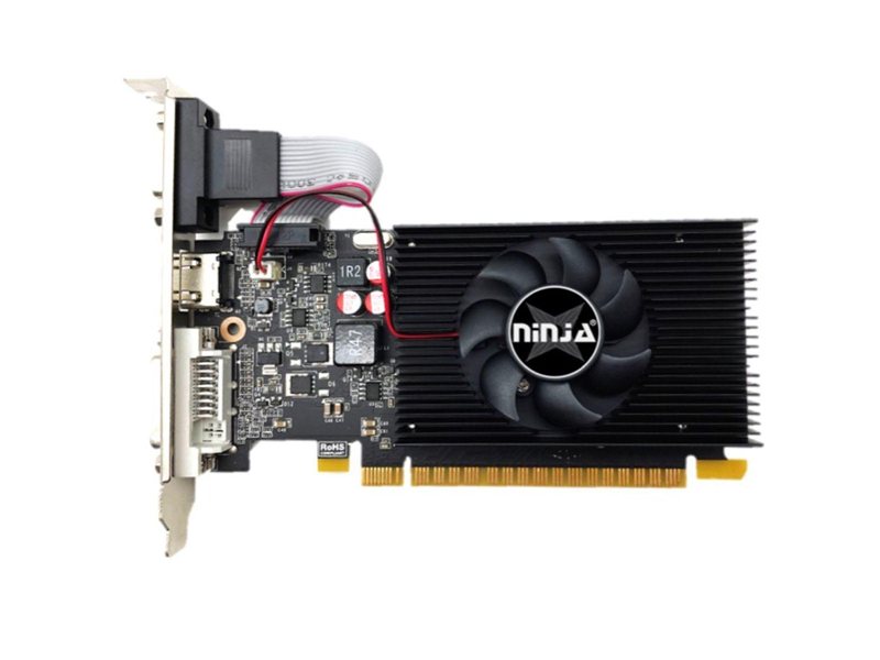 Видеокарта Ninja (Sinotex) GT710 4GB DDR3 64bit VGA DVI HDMI 1FAN LP RTL