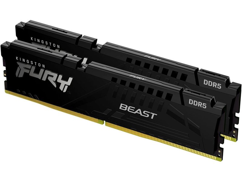 Память DDR5 2x8GB 5200MHz Kingston KF552C40BBK2-16 Fury Beast RTL Gaming PC5-41600 CL40 DIMM UDIMM 288-pin 1.25В single rank с радиатором Ret