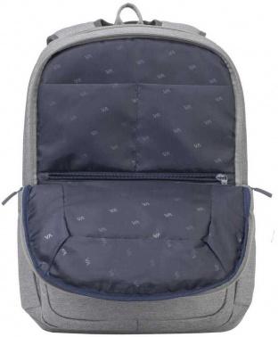 Рюкзак для ноутбука 15.6" Riva 7760 серый полиэстер женский дизайн (7760 GREY)