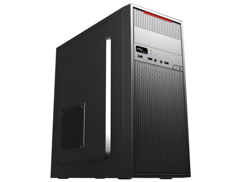 Корпус ACD Citadel 102N ATX, Black, 80mm rear FAN, w/o PSU
