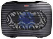 Подставка для ноутбука Buro BU-LCP156-B114 15.6" 357x265x33мм 1xUSB 1x 140ммFAN 345г металлическая сетка/пластик черный