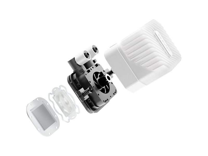 Водяное охлаждение для процессора/ Water Cooling System be quiet! LIGHT LOOP 240mm white (250W, 240mm, White, ARGB/ Fans: 2x120mm, 61.8CFM, 34.9dBA, 2100RPM/ Pump 2900RPM, Rad thickness 27mm/ S: 1851, 1700, 1200, 115X, AM5, AM4)