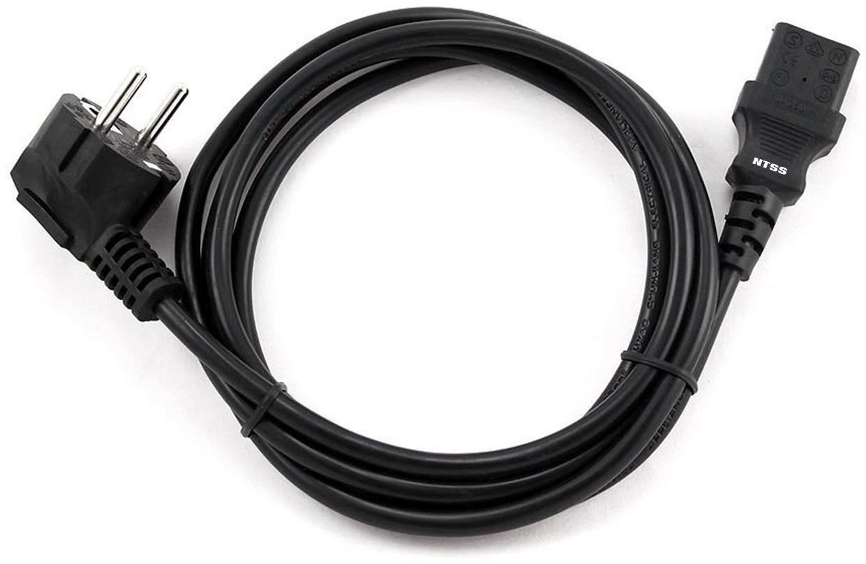 Шнур питания NTSS NTSS-PC13771 C13-Schuko проводник.:3x0.75мм2 1.8м 220/250В 10А черный