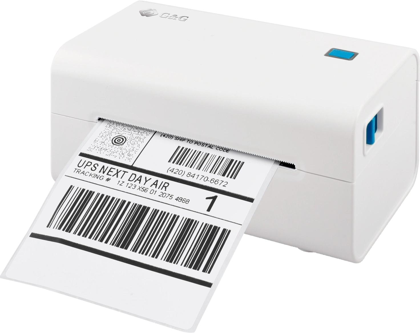 Термопринтер G&G GG-D420 203dpi 152мм/с/USB для печ.накл. белый
