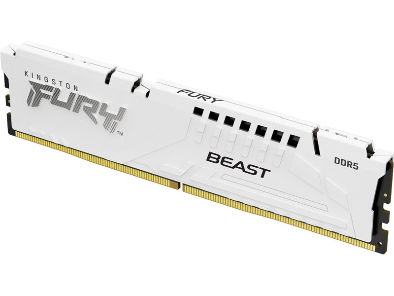 Оперативная память Kingston 32GB 5600MT/s DDR5 CL36 DIMM FURY Beast White EXPO 1 Year Warrаnty