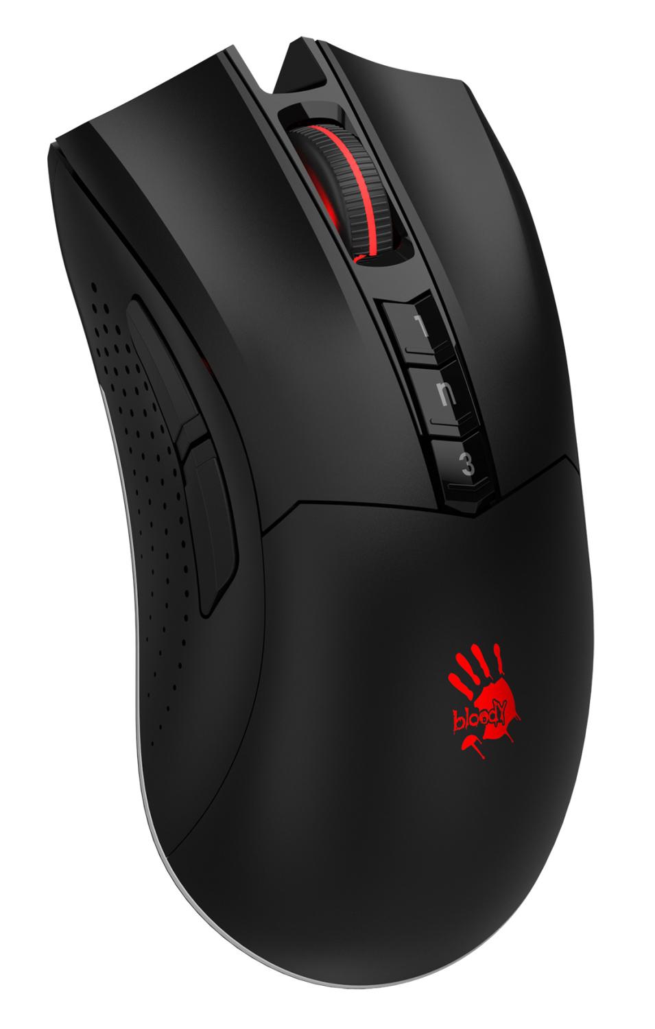 Мышь A4Tech Bloody R90 Plus черный оптическая 5000dpi беспров. USB 7but
