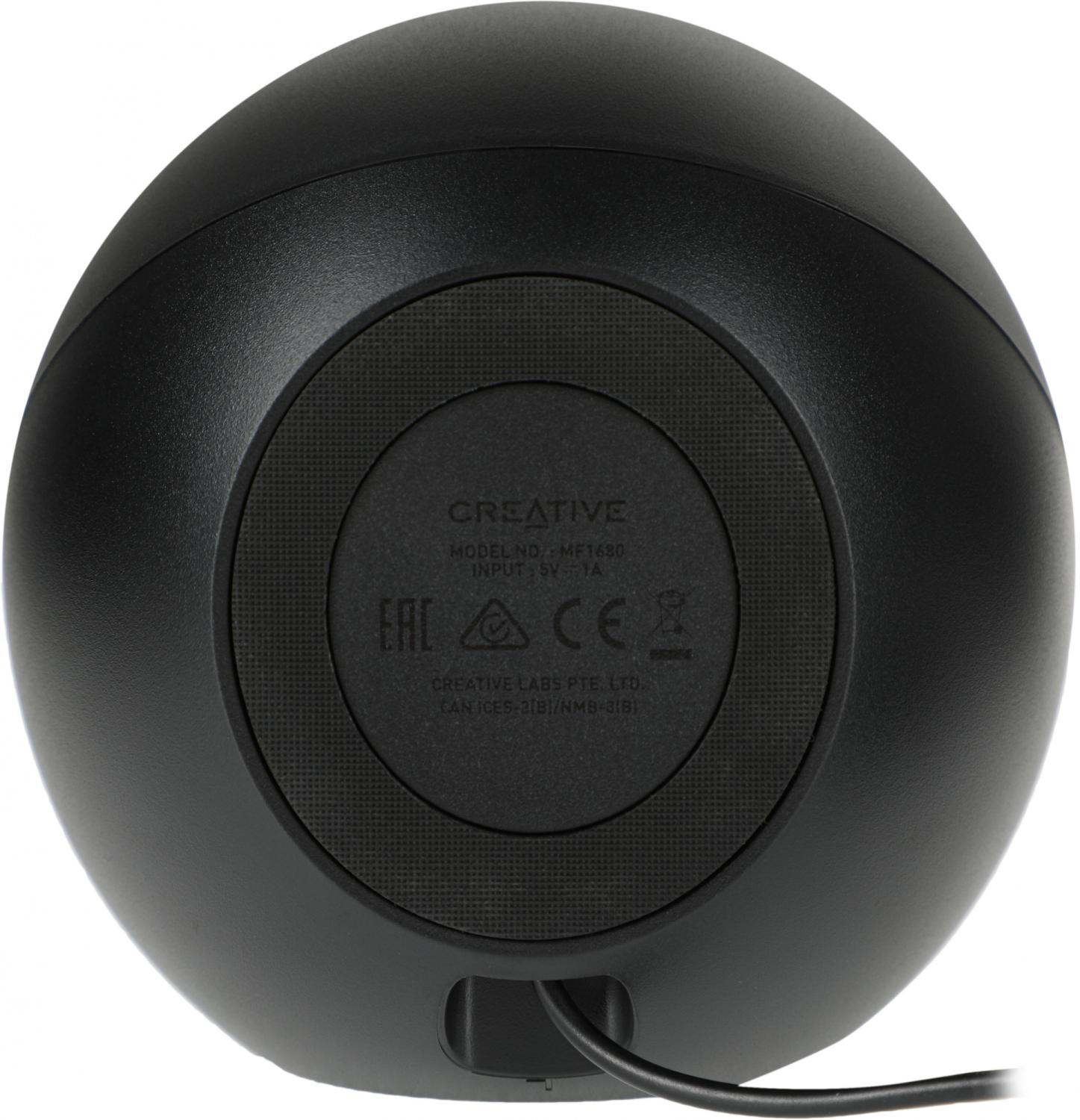 Колонки Creative PEBBLE MF1680 2.0 черный 4.4Вт