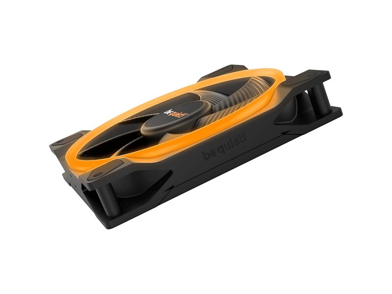Кулер для корпуса/ Case Cooler be quiet! LIGHT WINGS 140mm PWM (140x140x25mm, 4-pin PWM, ARGB, 56CFM, 23.3dBA, 1500RPM, Black)